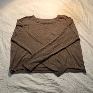 Gap | cropped brown/tan sweater